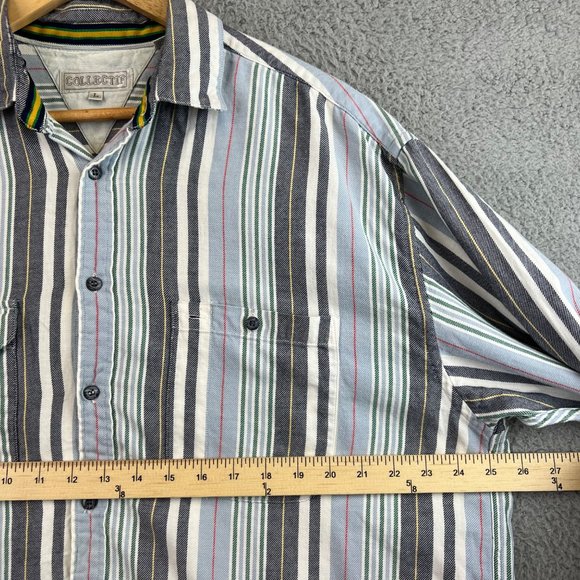 Vintage Collectif Men's plaid flannel shirt size L - Picture 7 of 7